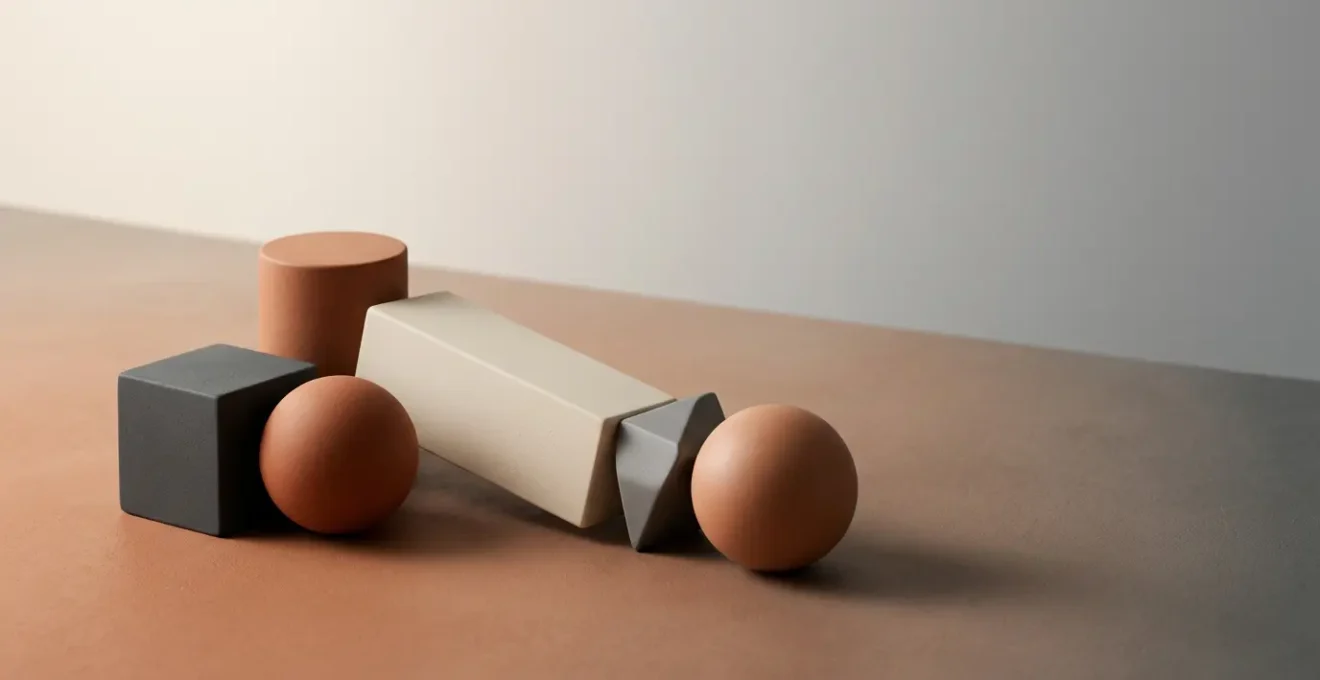 Strategic brand direction concept represented through unified visual elements in professional editorial style