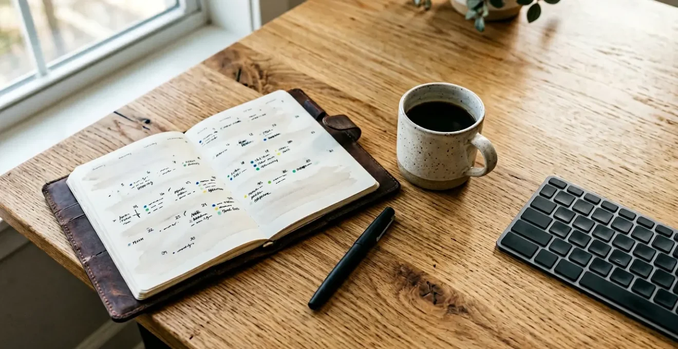 Professional business workspace showing CRM workflow and customer relationship management