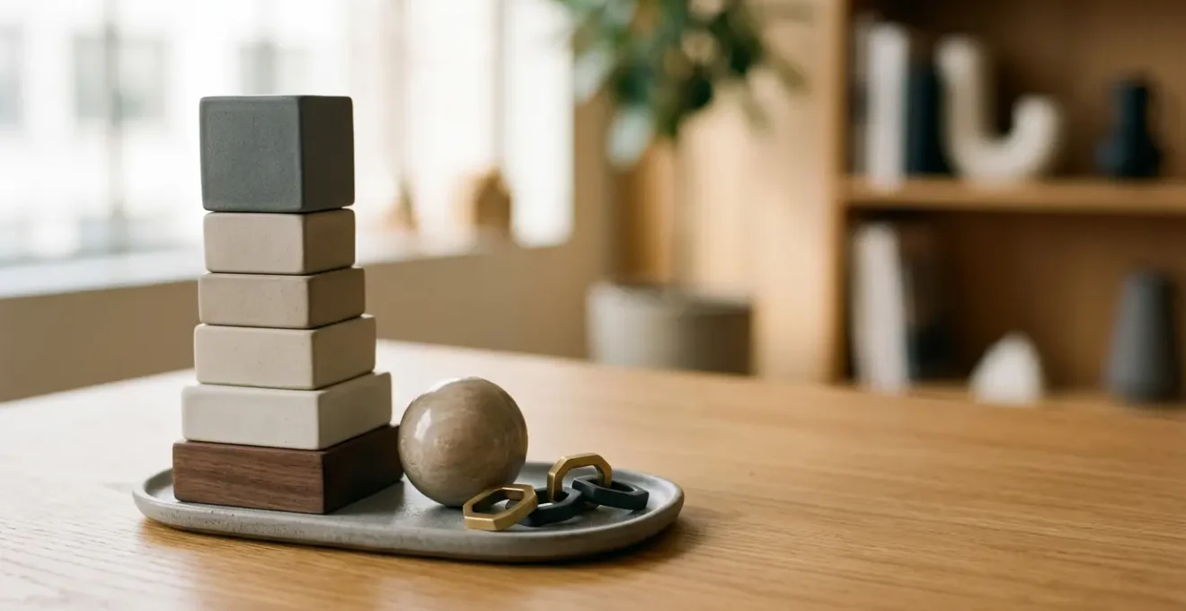 Editorial photograph showing abstract representation of search engine optimization strategy with clean composition