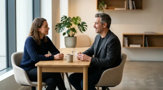 A strategic customer understanding concept represented through authentic human connection